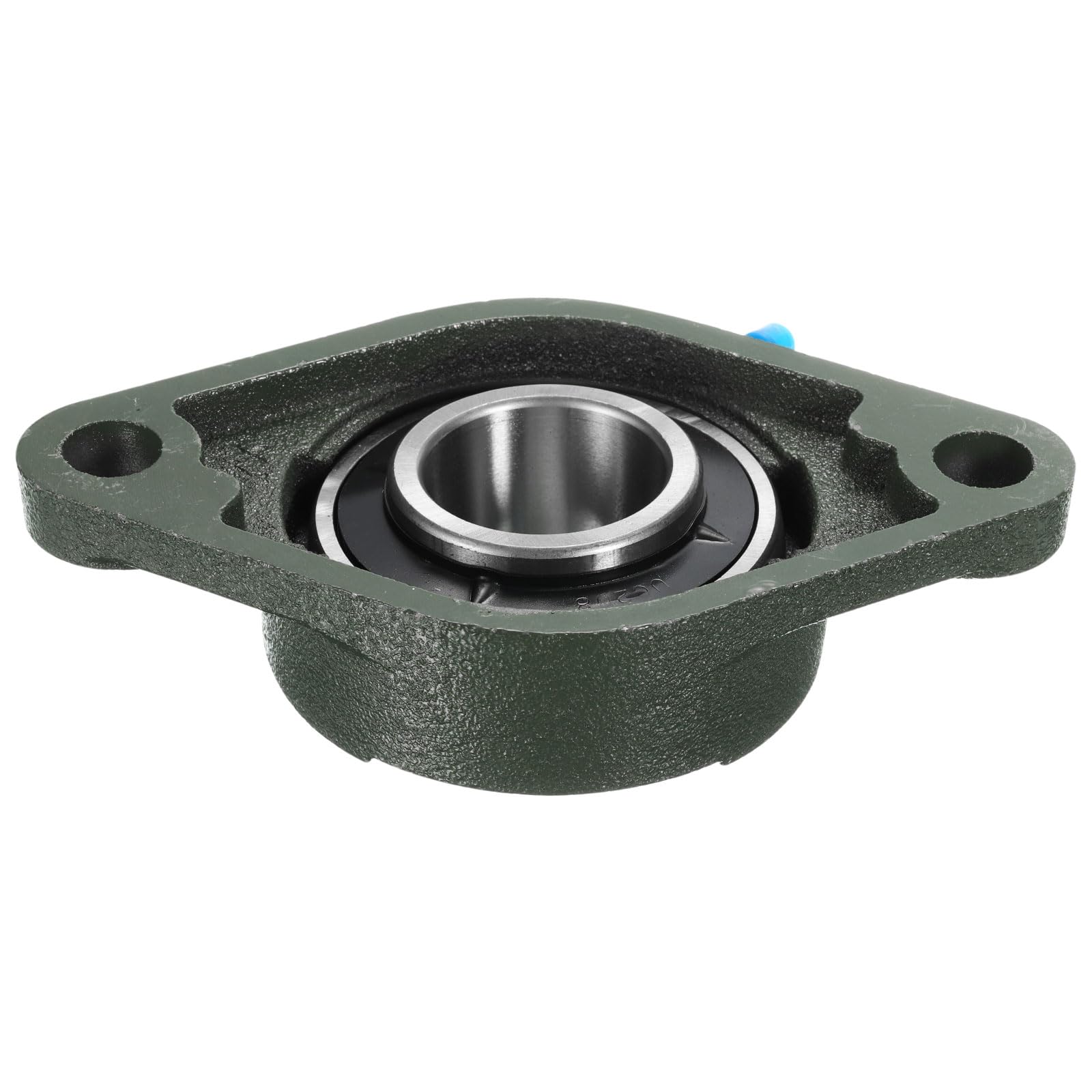 uxcell 2 rodamientos UCFL208 de bloque de almohada de 40 mm, autoalineación, rodamientos de acero cromado montado en base de hierro fundido sólido