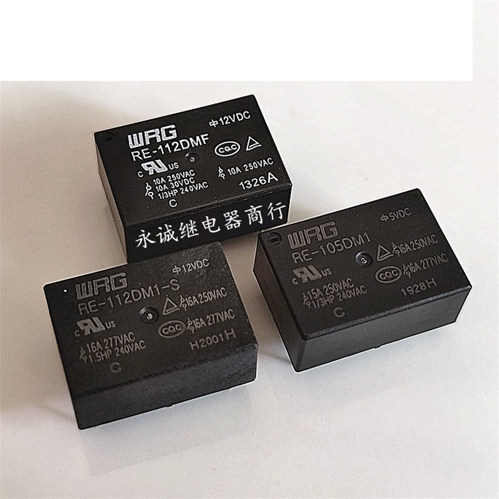 Jeden przekaźnik: WRG RE-105DM1 RE-124DM1 przekaźnik elektromagnetyczny RE-112DM1-S 112DMF 12VDC 4-pinowy 1 szt. (RE-105DM1 5VDC)