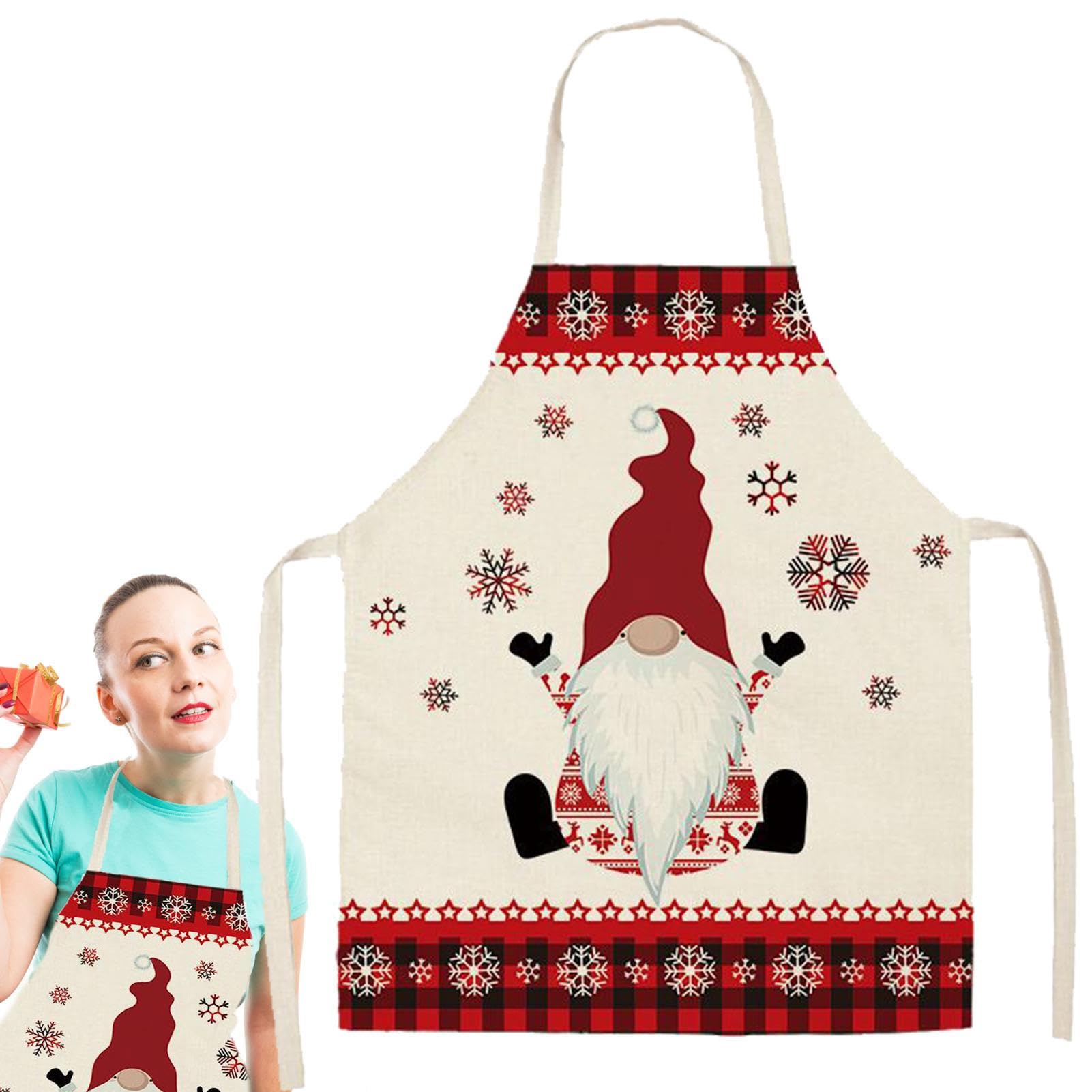 Delantales de Navidad para mujer, delantal Oktoberfest, delantal de limpieza de Navidad, delantales de Navidad para mujeres, delantal de cocina divertido, delantal sexy para hombre, delantal para