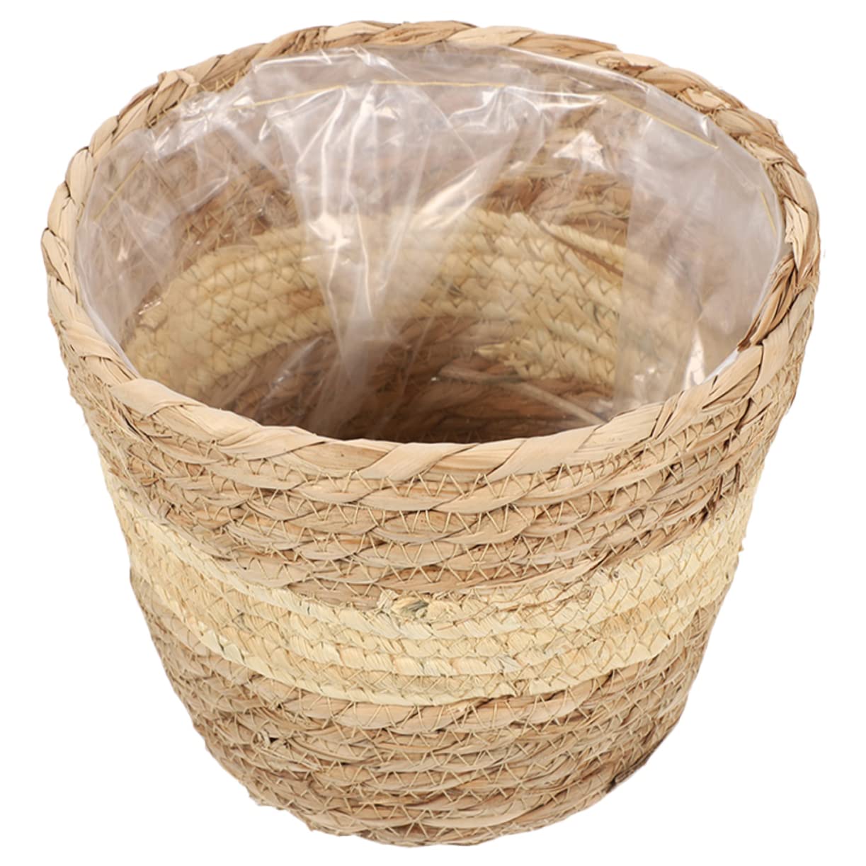 Set De 7 Cestas De Pared Tejidas De Paja - 6 Tamaños Diferentes, Estilo Boho Y Rústico, Con Ganchos Para Colgar Fácil