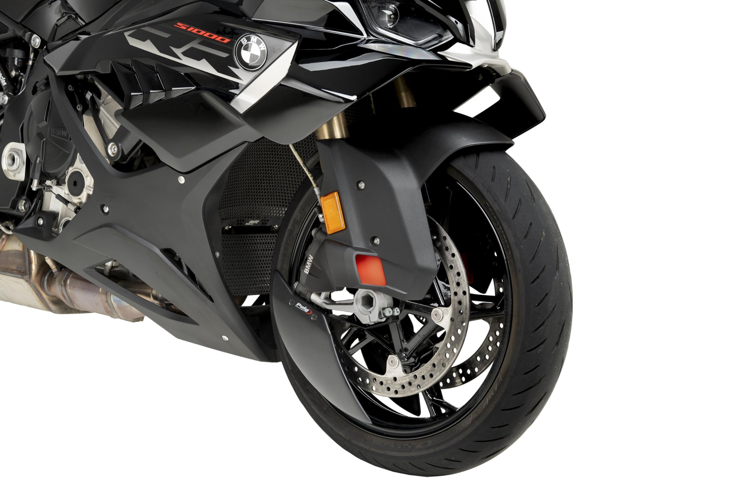 Puig 22698J Aero Wheel Deflector aerodynamic ABS wheel deflector improving stability and reducing turbulence, Matte Black