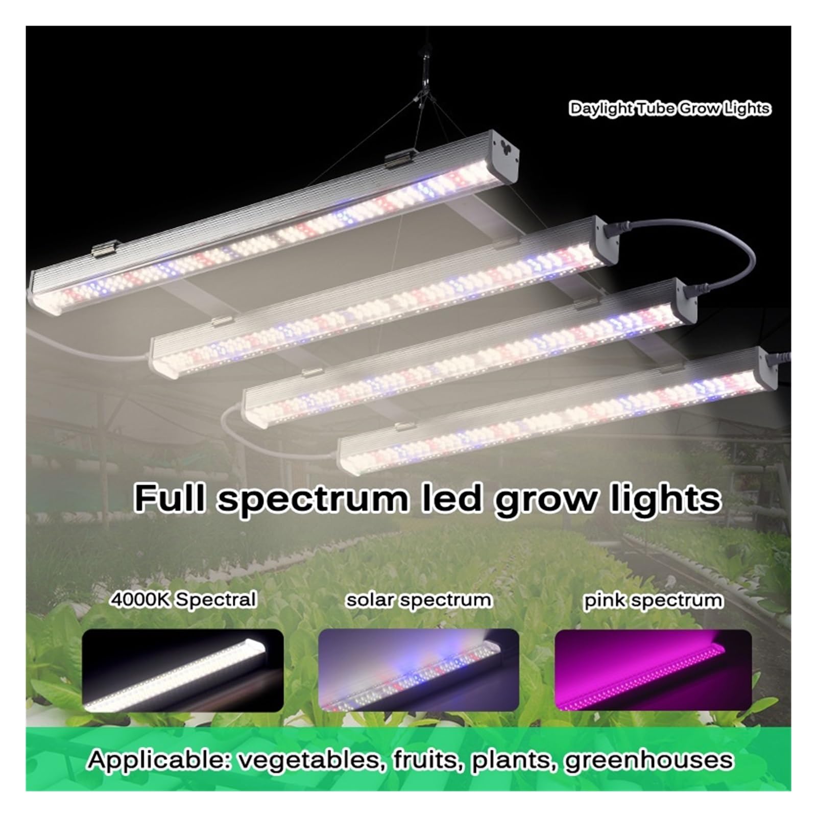 Lampada per Piante, Luce Diurna for la Crescita e Piante Luce di riempimento a Colori, Luce di Crescita a LED a Spettro Completo Luce for Piante idroponiche vetali(4000KX150W,Button Timing)