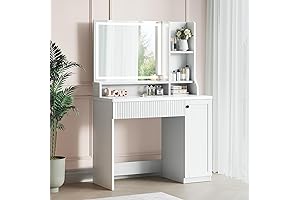 Dripex White Bedroom Vanity: Style Meets Functionality