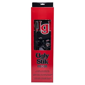 【超美品/レア】Ugly Stik コンパクトロッド& シマノ リール セット Ugly Stik GX2 Spinning Reel and 6' Fishing Rod Combo Travel