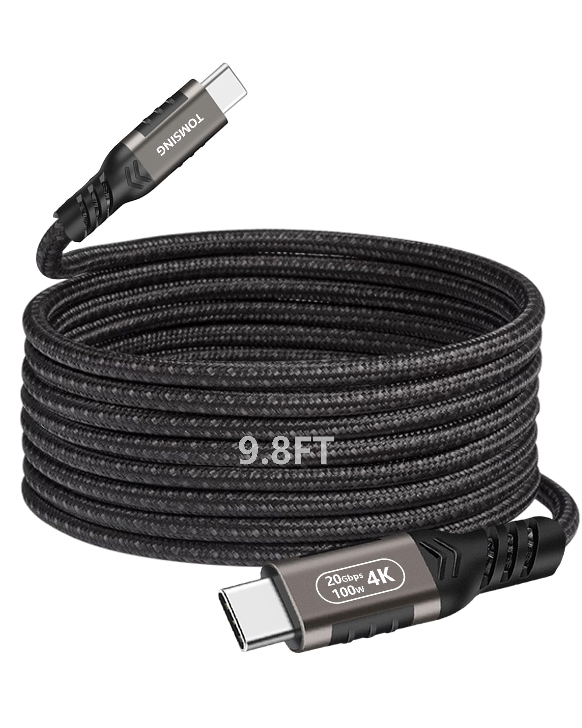 Cavo da USB A a USB C, 1 confezione da 1 m, trasferimento dati veloce, cavo di ricarica veloce per iPhone 15, 16 Pro Max, smartphone, tablet, laptop e altri dispositivi di interfaccia di tipo