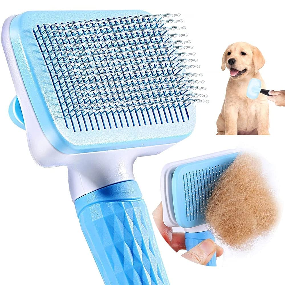 Finalize Slicker Dog Comb Brush Pet Grooming Brush Daily Use to Clean Loose Fur & Dirt Great for Dogs and Cats with Medium Long Hair Dog Hair Deshedding Brush-Multicolour (B0C1QK2PKN) Amazon Price History, Amazon Price Tracker