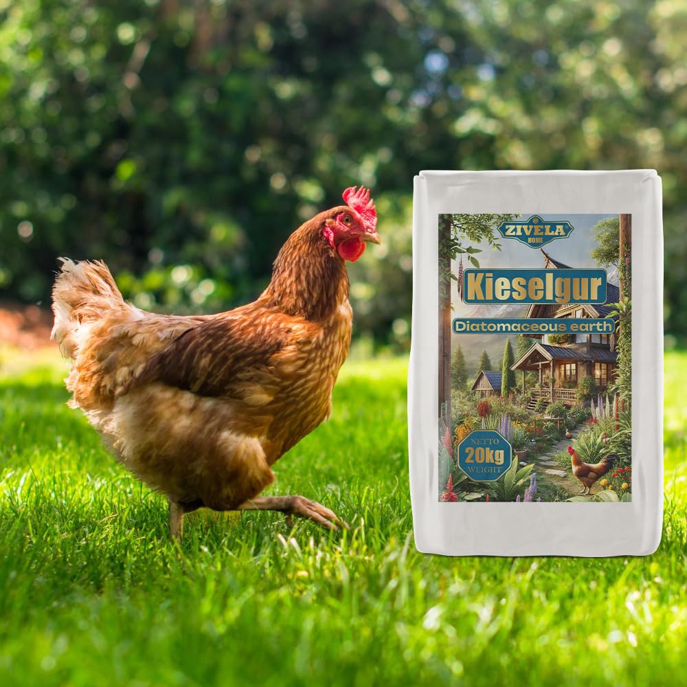 Ziemia okrzemkowa dla kur 20 kg – 100% naturalna ziemia okrzemkowa, drobna do ogrodnictwa, zastosowań technicznych i hodowli zwierząt, bezpieczna i skuteczna w walce ze szkodnikami – idealna do