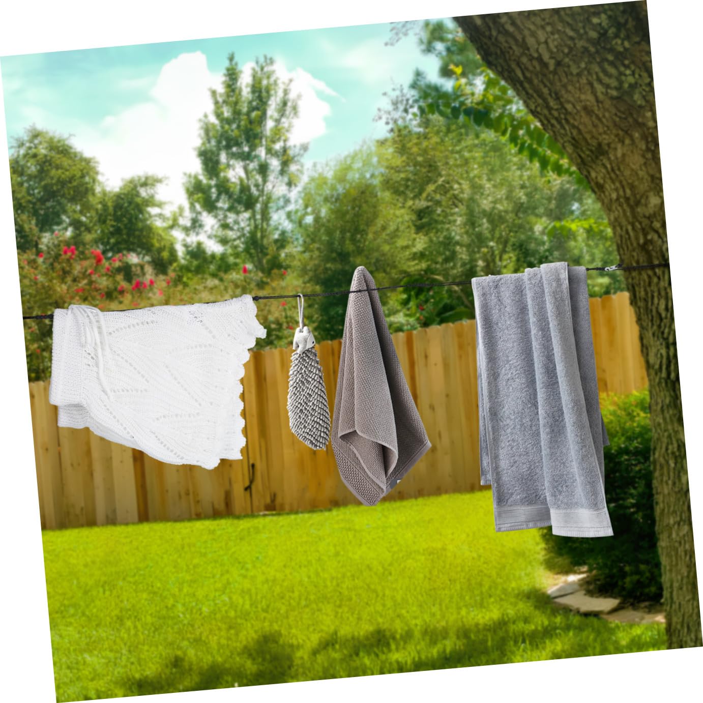TOPBATHY 2 Sätze Wäscheleine Clothesline Camping Zubehör Camping-zubehör Camper Zubehör Camping-Essentials Zelt Lanyard Zeltaufbewahrungsgurt Zeltschnüre Hochfestes Nylon 2 Stück * 2