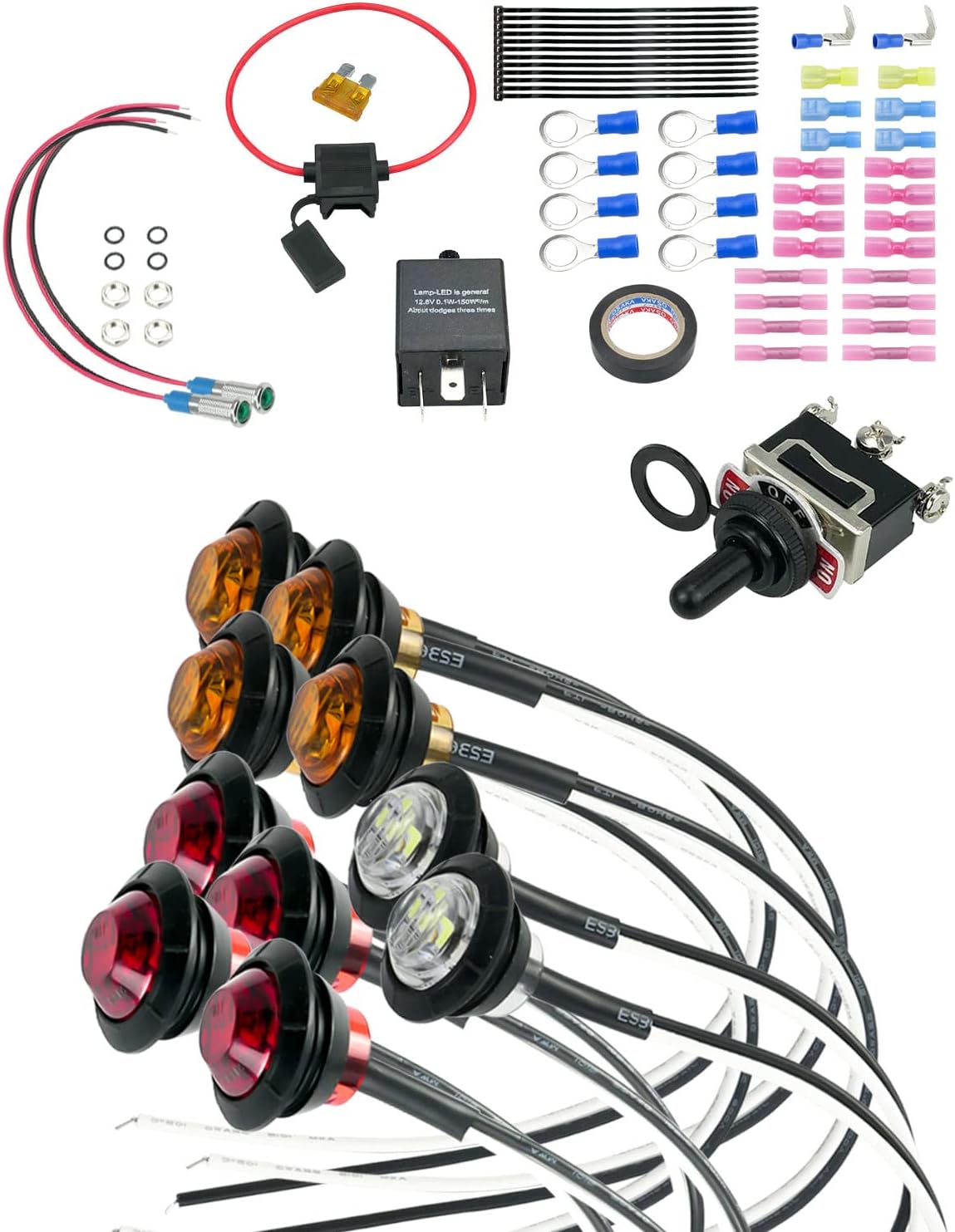 Amazon.com: GEEGEETOP Universal ATV UTV SXS Sequential Turn Signal