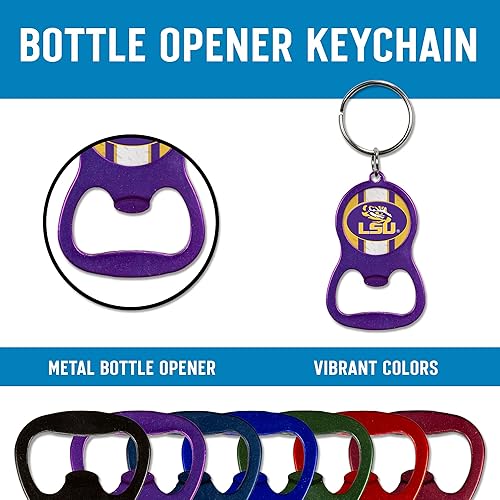 Miniatura 5 de Rico Industries NCAA unisex-adult Bottle Opener Colored Keychain