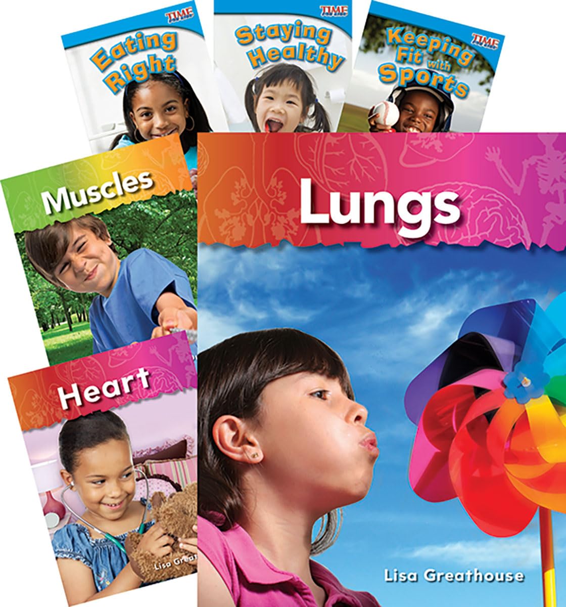 Teacher Created Materials - Classroom Library Collections: Healthy You - 8 Book Set - Grades 1-2 - Guided Reading Level A - J