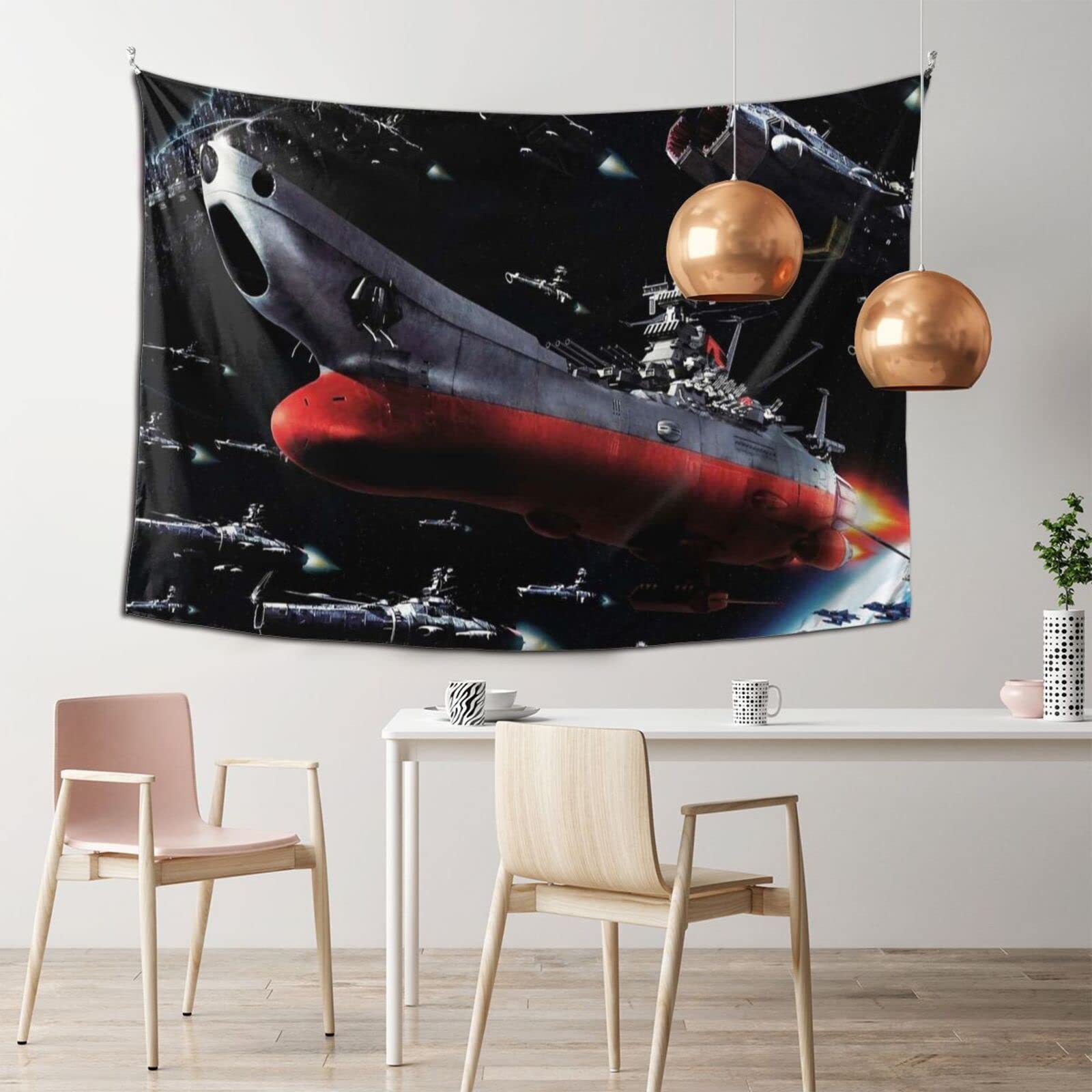 Amazon.co.jp: 宇宙戦艦ヤマト タペストリー布ポスターパーティー装飾