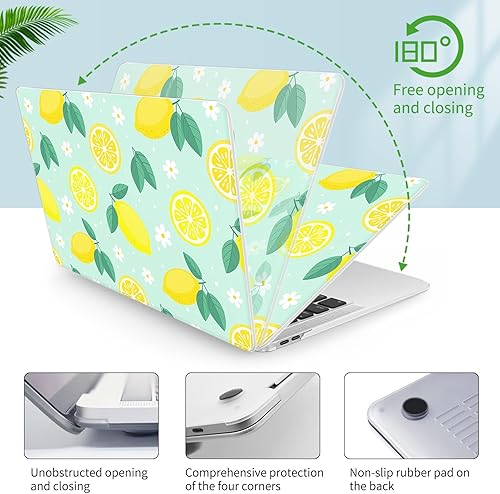 Miniatura 6 de Seorsok Compatible con MacBook Air de 13 pulgadas 2022 2021 2020 2019 2018 versión A1932 A2179 M1 A2337 Touch ID, bonita carcasa rígida de plástico