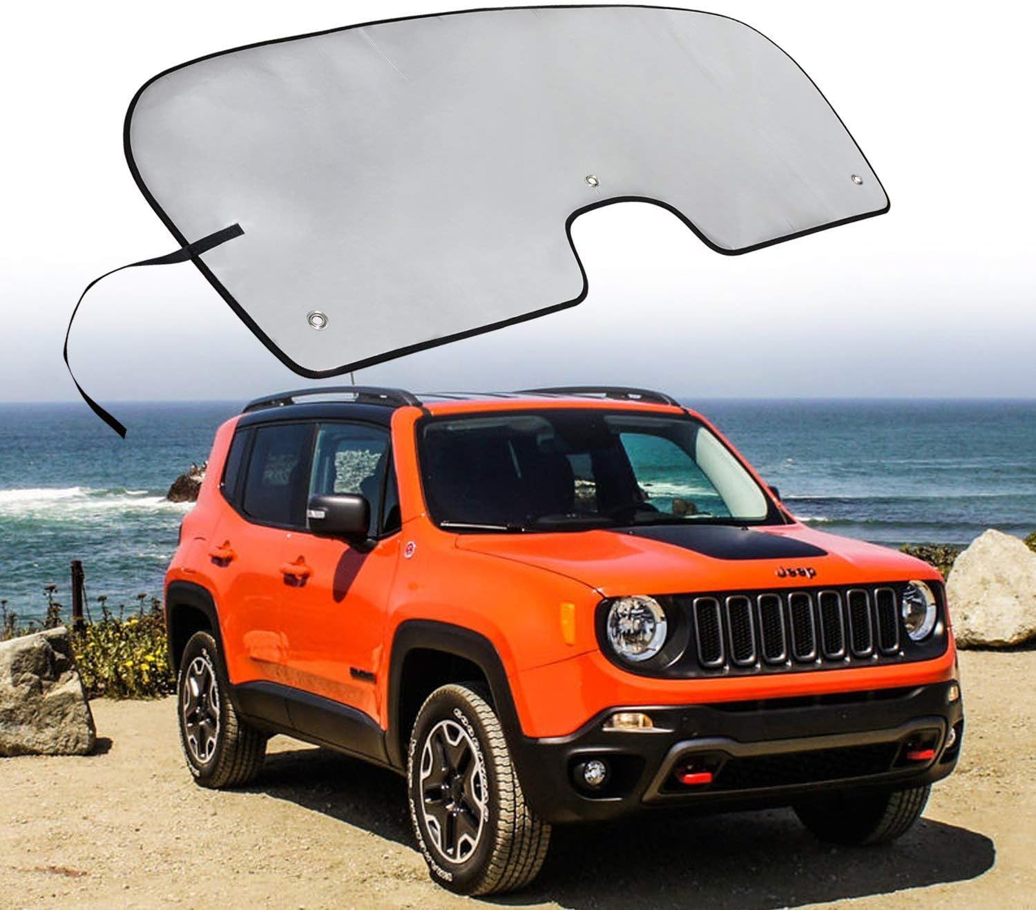 Windshield Sun Shade Visor Sunshade Cover for Jeep Renegade
