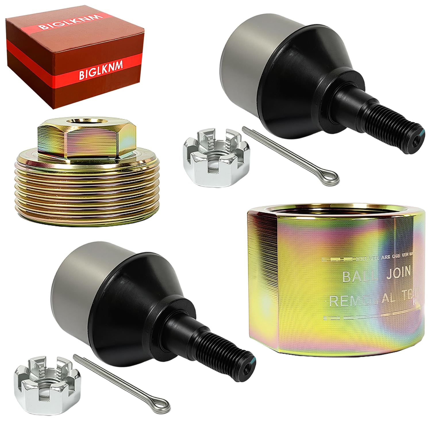 Lower Ball Joint and Front Ball Joint Puller Tool Kit For Polaris Sportsman Magnum Scrambler Trail Blazer Trail Boss Big Boss Ranger OEM# 7061158 7061153 7061130 7080364 7080673 100-4057