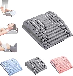 Acemend Refresh - Neck & Back Stretcher, Acemend Back and Neck Stretcher Posture Corrector, Lumbar Stretcher for Neck Pain Relief, Lower Back, Upper Back and Shoulder (Gray)