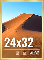 Vista 67 de LaVie Home Marco de fotos de 2 x 3, marco de fotos negro de 2 x 3 con plexiglás HD, marco de visualización de 2 x 3, 1 paquete, colección clásica