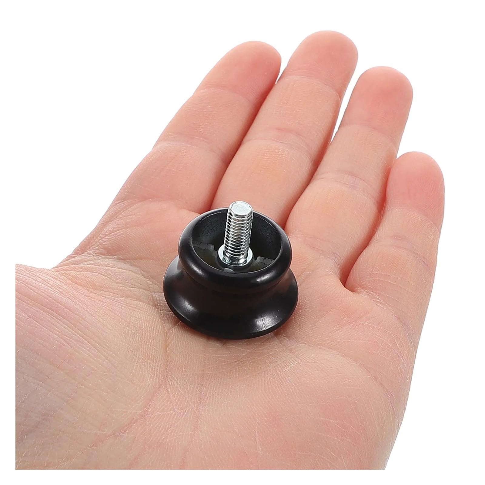 Lot de 4 embouts de tringle à rideaux décoratifs à vis pour tringles à rideaux