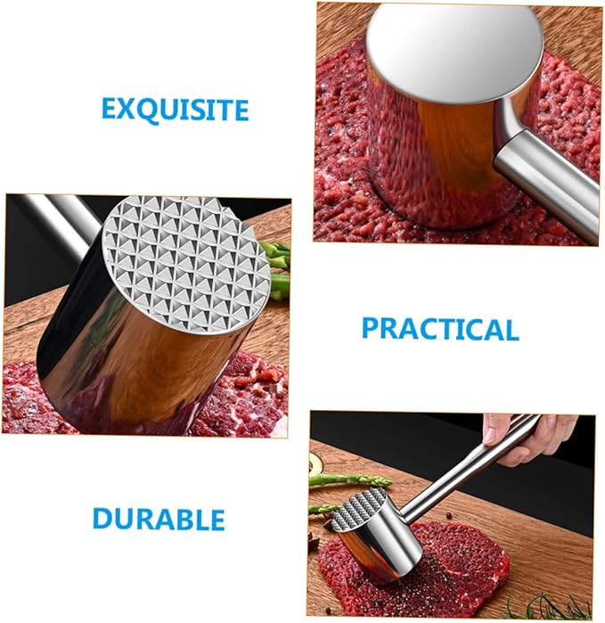 Martillo Ablandador de Carne Amosfun de Acero Inoxidable miniatura 6