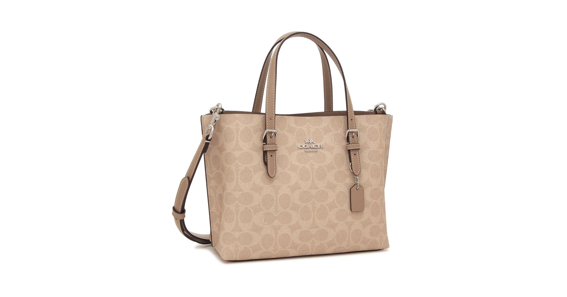 ★新品★coach トートバック　モリートート　シグネスチャー　PVC ベージュ 楽天市場】コーチ アウトレット トートバッグ モリー トート