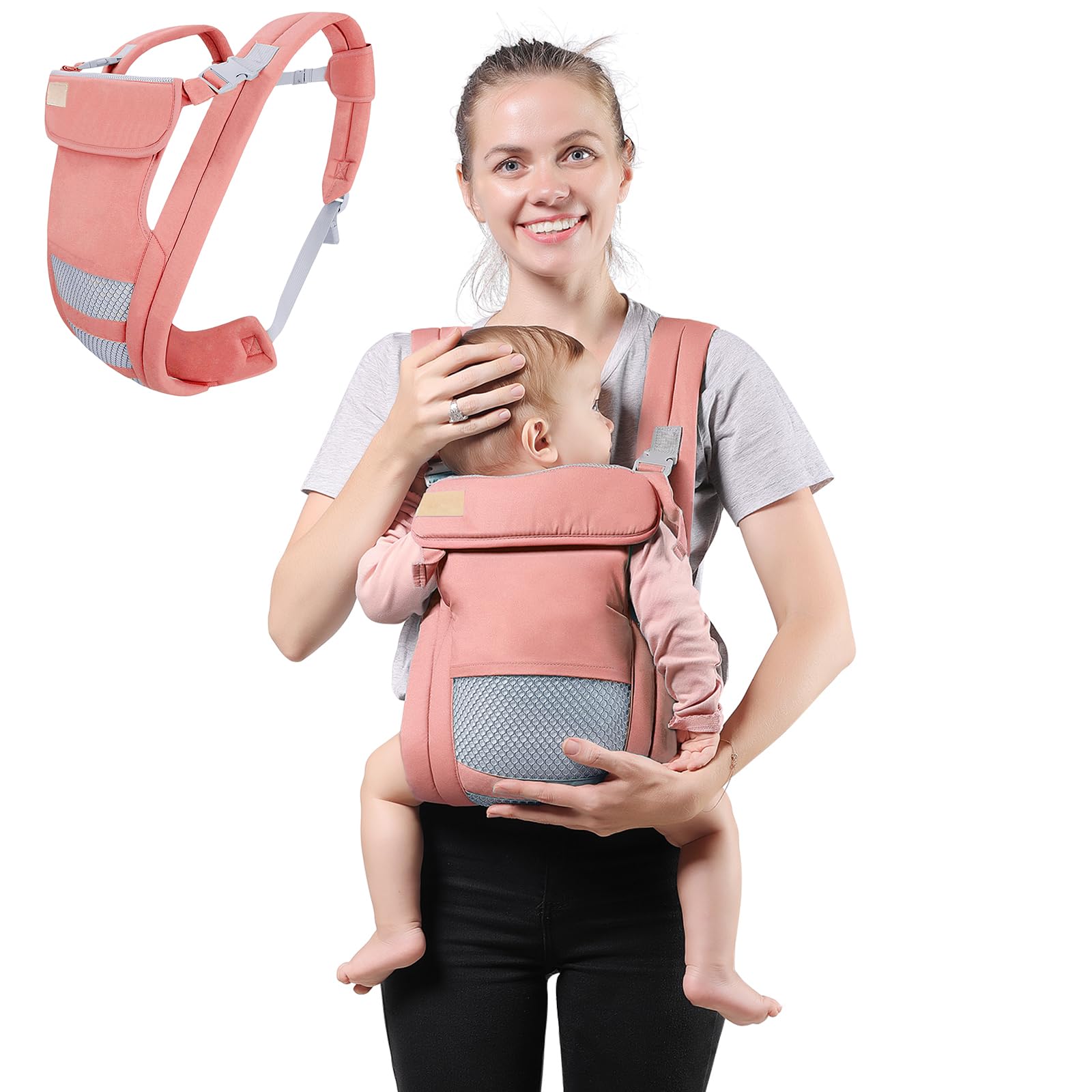 Fular Para Bebe Cangurera Bebés Mochila Ergonómica Porta Bebe 0-36