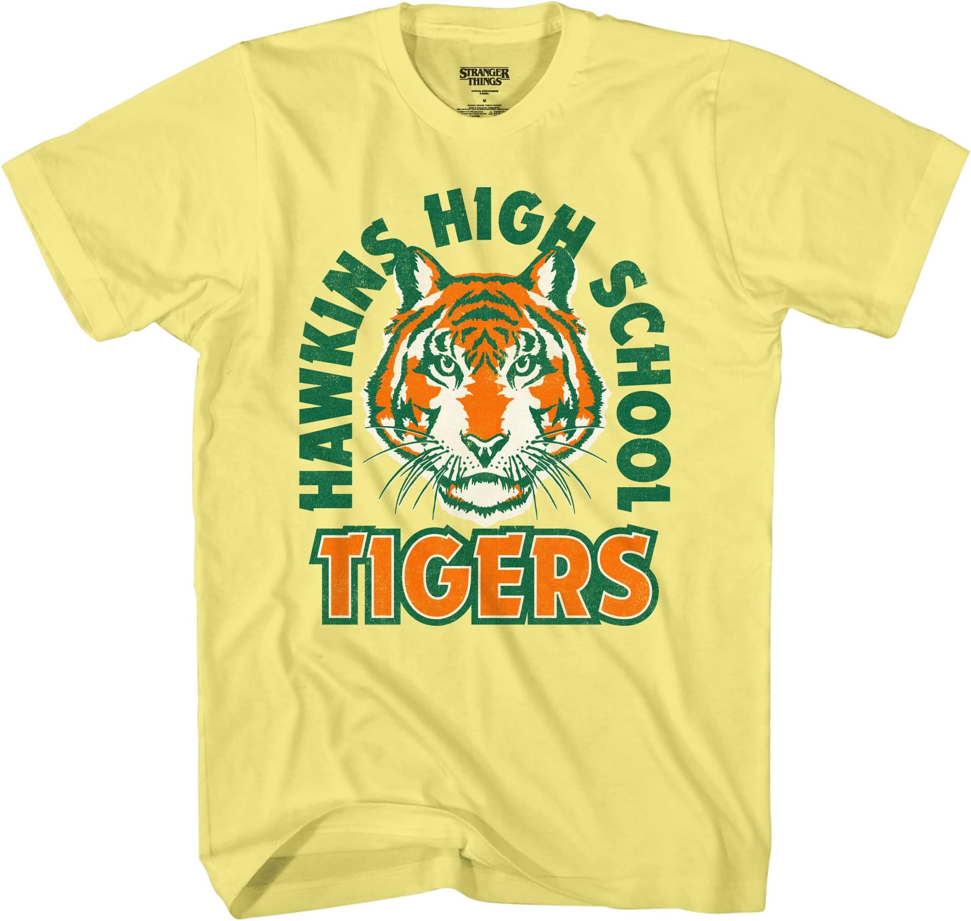 Stranger ThingsHawkins High Tigers Adult T-Shirt
