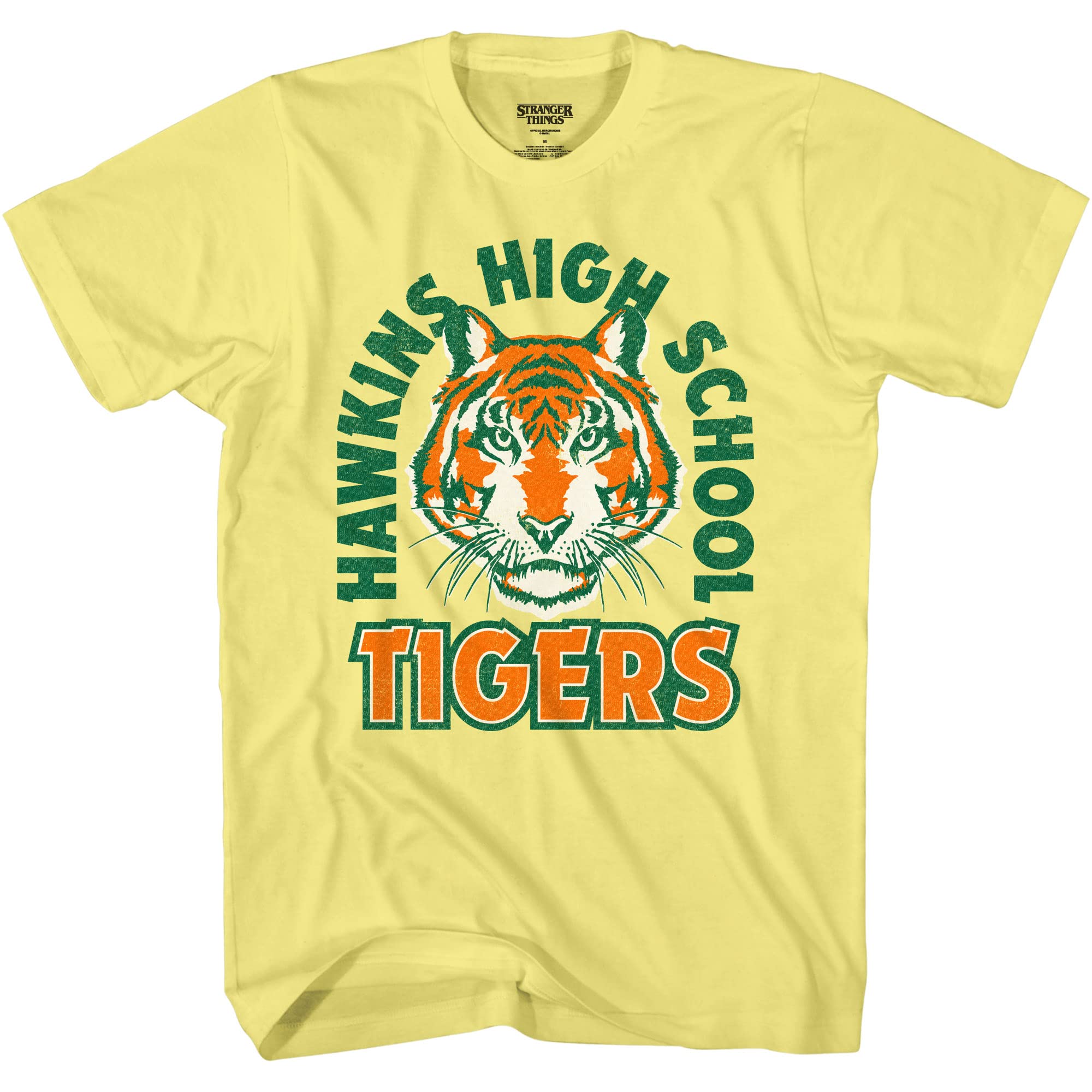 Stranger ThingsHawkins High Tigers Adult T-Shirt