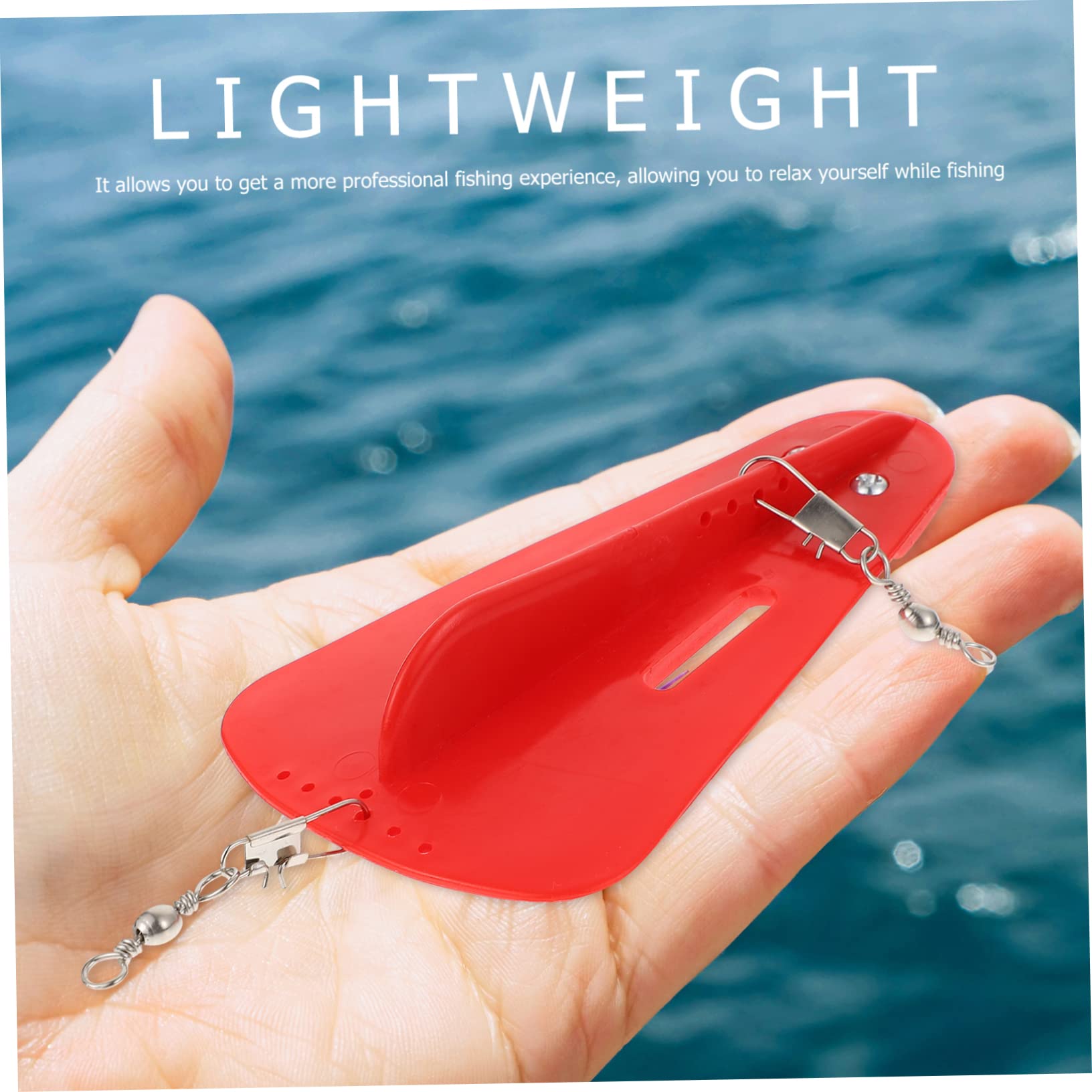 BESPORTBLE 2 Pcs Deep Sea Fishing Dive Board Trolling Accessory Planer Practical Sea Fishing Diving Board