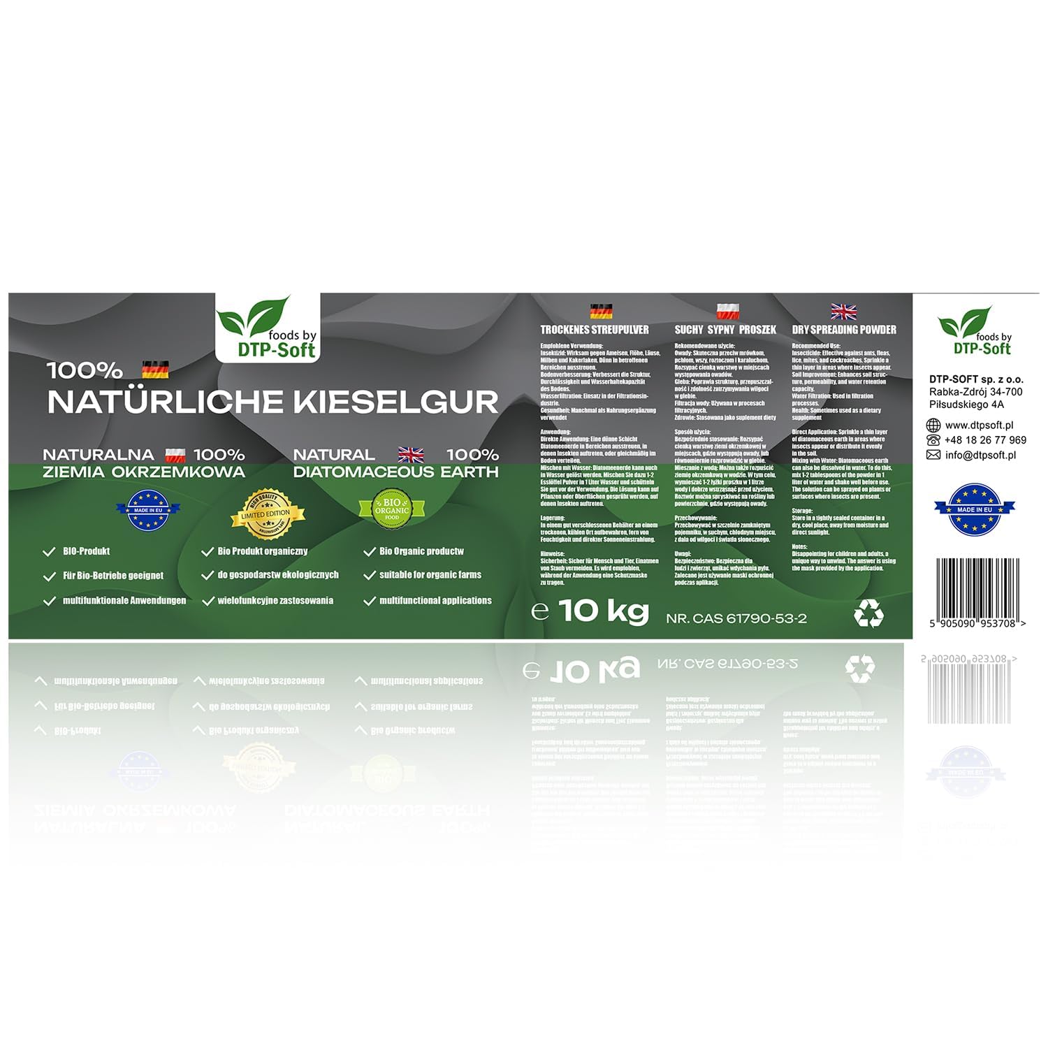 Kieselgur Diatomeenerde 10000G