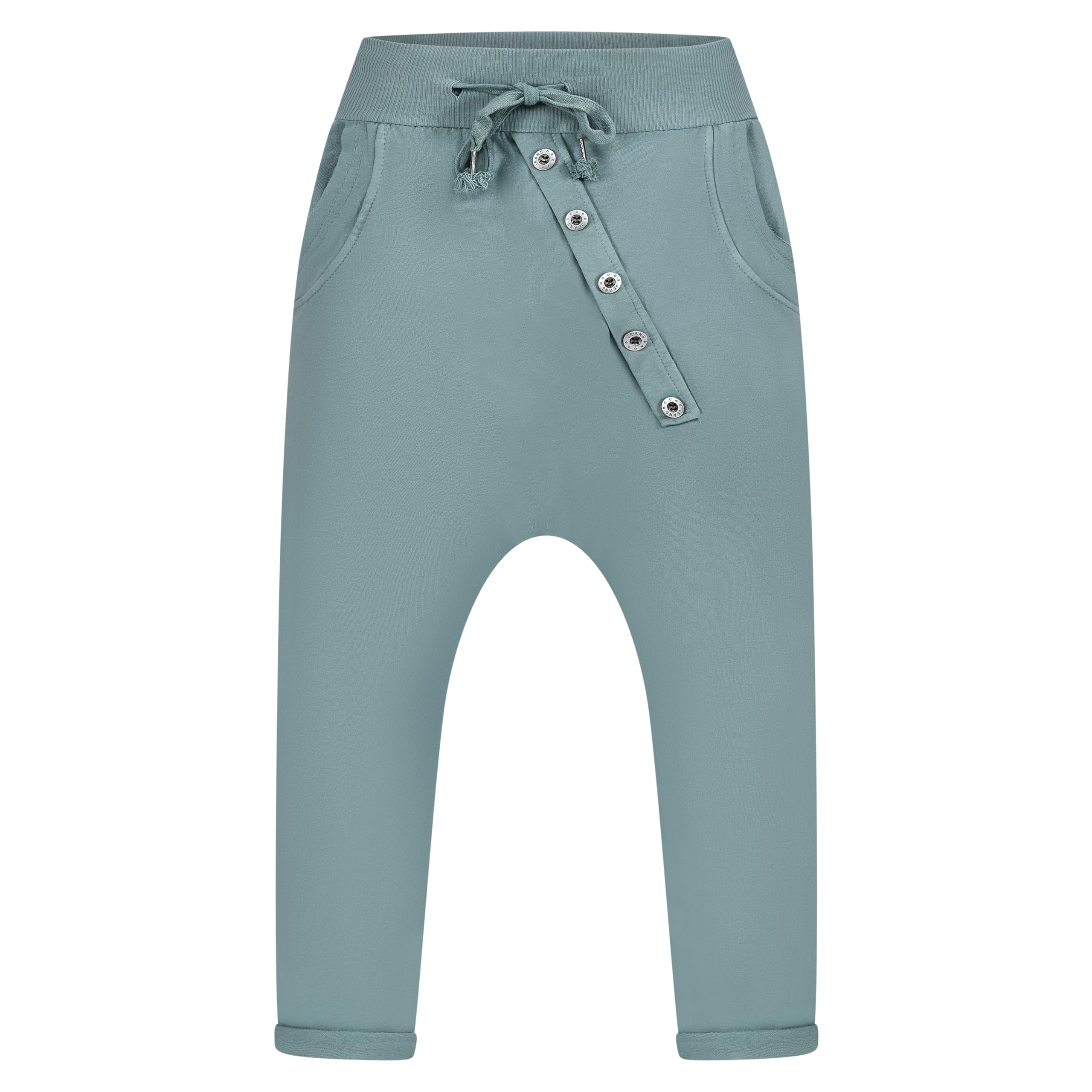 Mississhop Pantalon de survêtement en coton pour femme avec taille élastique