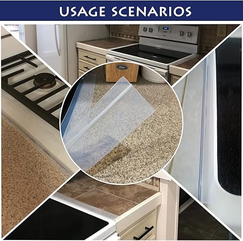 Miniatura 3 de Cubierta para huecos para encimera de la estufa de la cocina, 2 fundas de silicona para huecos para estufas, resistente al calor, relleno de huecos