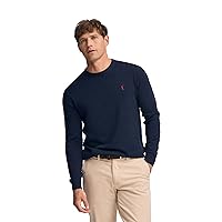 Polo Club Maglione Uomo Basico Blu 100% Cotone - Maglioni con Logo Ricamato