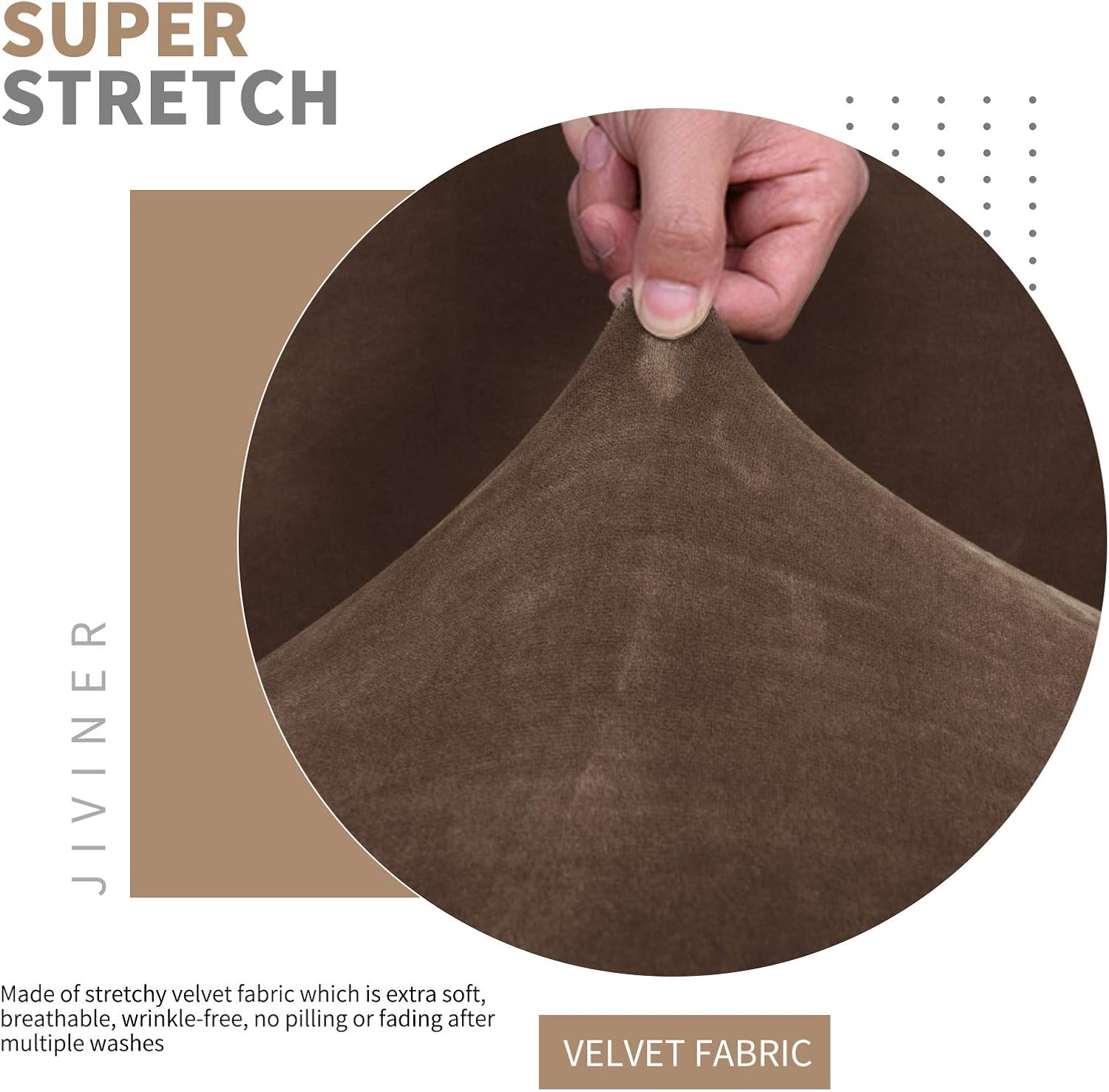 🔥 Cashback up to 70% JIVINER Velvet Dining Chair Slipcover High Stretch Chair Covers for Dining Room Set of 2 Parsons Chair Furniture Protector for Hotel, Party, Restaurant (2, Dark Coffee) 70% Off Everything JIVINER Velvet Dining Chair Slipcover High Stretch Chair Covers for Dining Room Set of 2 Parsons Chair Furniture Protector for Hotel, Party, Restaurant (2, Dark Coffee)