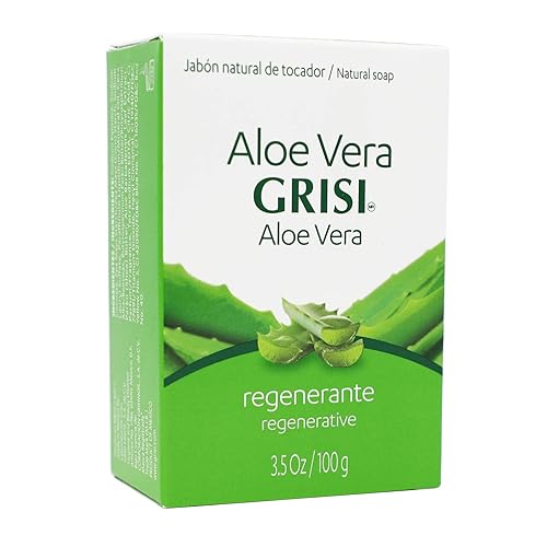 Miniatura 4 de 6pk - Jabón de Aloe Vera - Jabón de Sávila - Grisi (3.5 oz X 6 unidades)