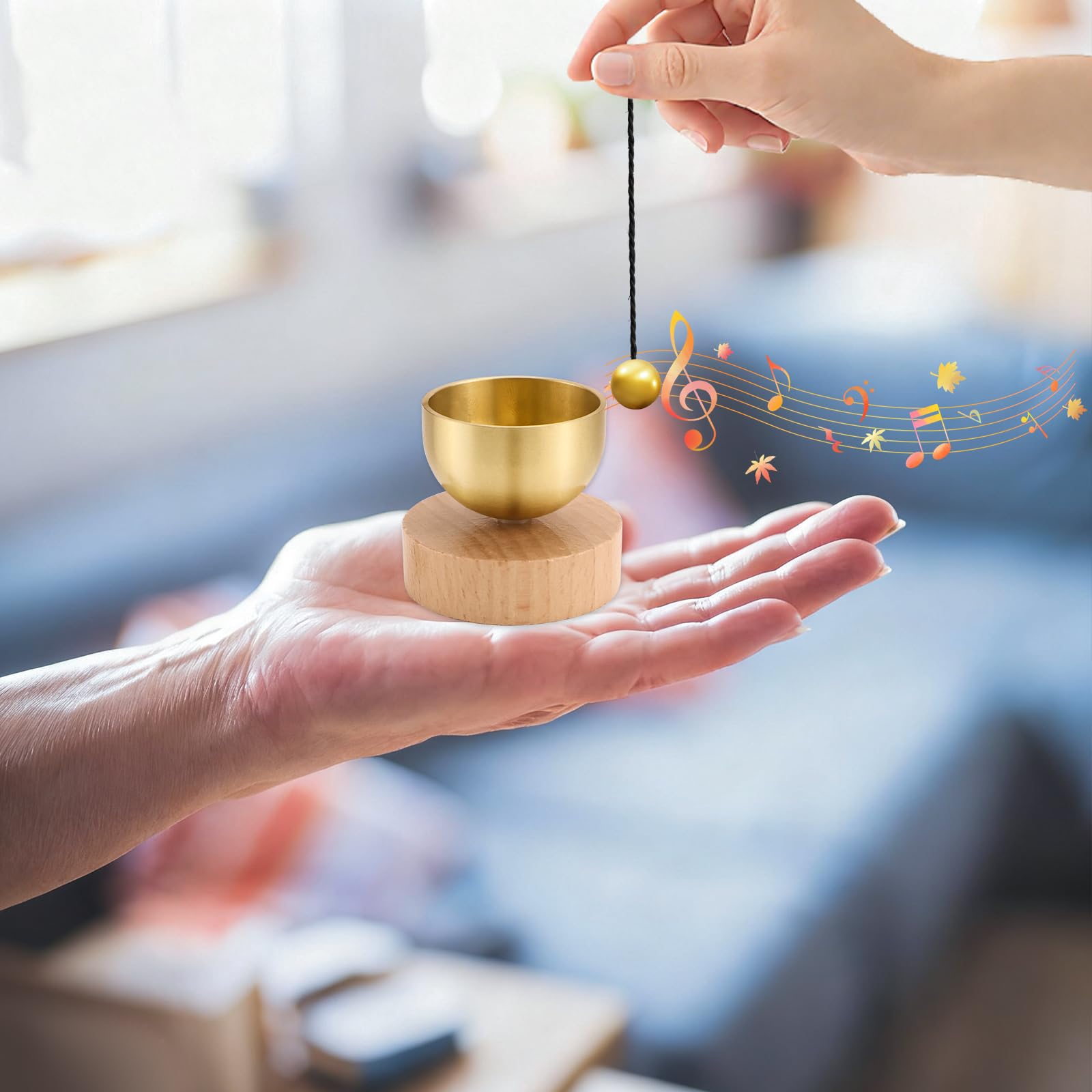 Authentieke Hand geslagen Tibetaanse klankschaal voor Meditatie vrede & liefde Mindfulness Yoga-Chakra Sound Healing - België