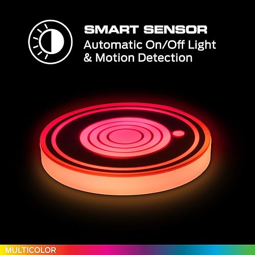 Miniatura 8 de Monster - Luces LED multicolor para portavasos de automóvil, paquete de 2 posavasos inteligentes que cambian de color, sensores inteligentes Xtreme