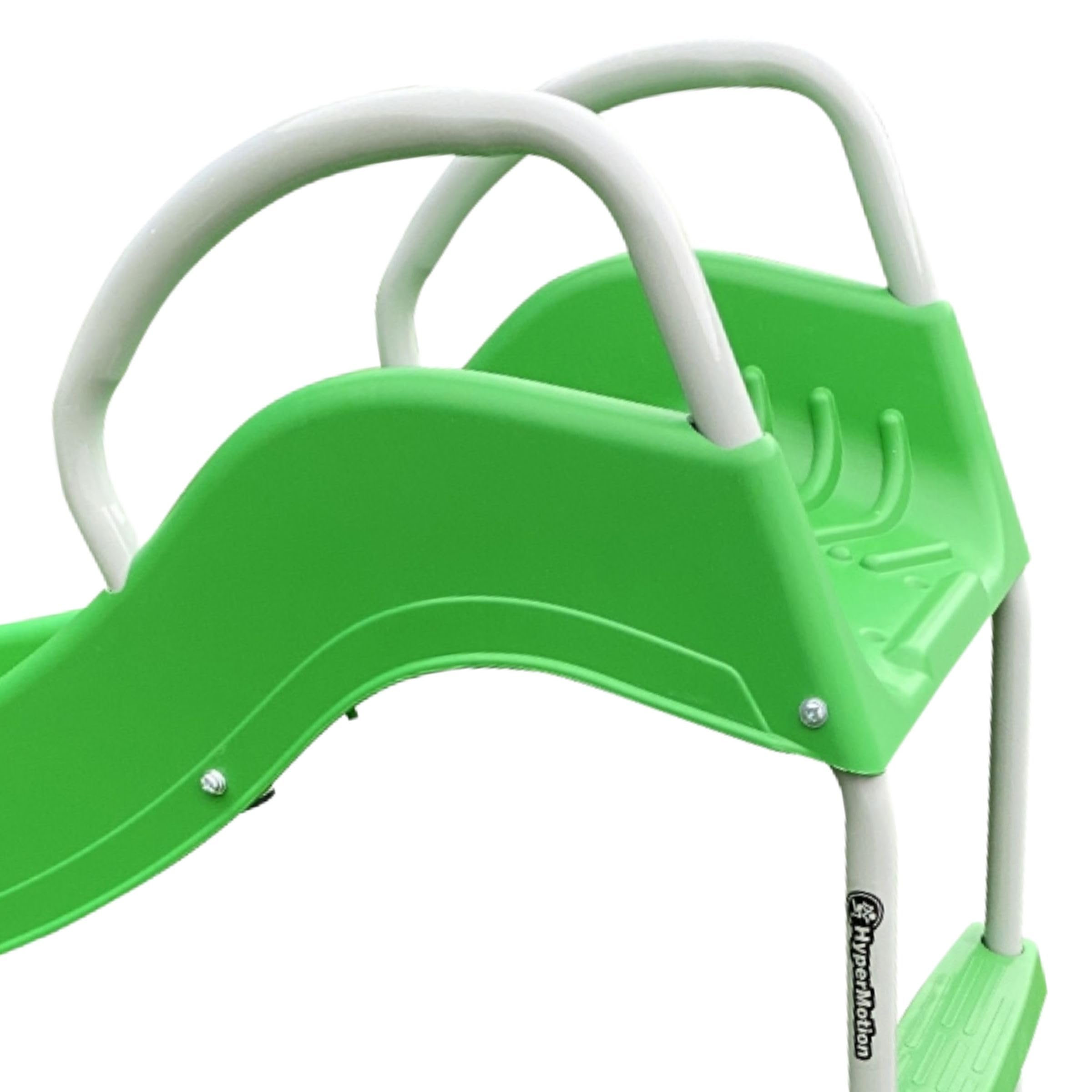 HyperMotion Scivolo per Bambini 3+, Grande Scivolo da Giardino con Scala, Lunghezza 185 cm, Portata Max 45 kg, Indipendente per Esterno, Verde