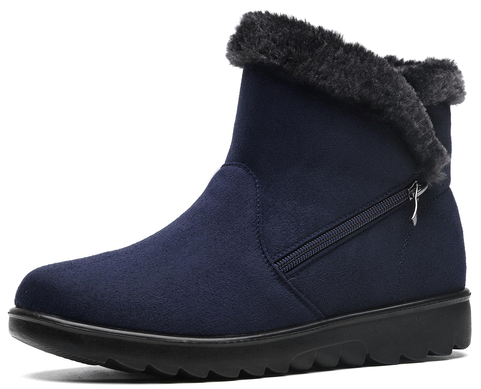 Vunavueya Stivali Donna Invernali Scarpe Stivaletti da Neve con Imbottitura Calda Stivali alla Caviglia Caldi Boots Scarpe 35-41.5