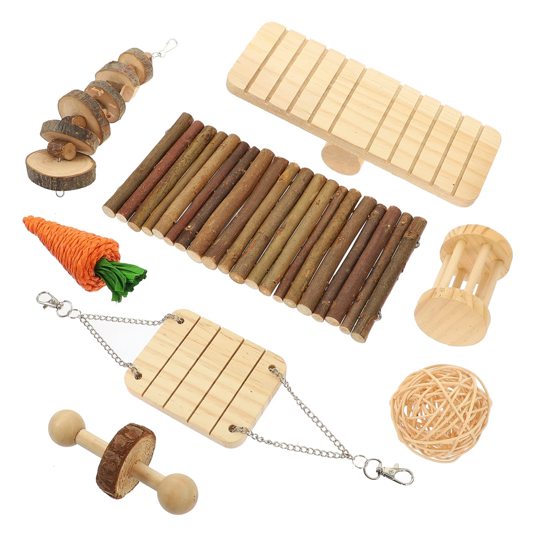Kratzbrett für Kaninchen Kauspielzeug für Hamster und Kleine Haustiere Beißspielzeug aus Holz für Zahnpflege und Beschäftigung