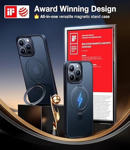 Miniatura 7 de TORRAS UPRO Ostand - Funda magnética para iPhone 13 Pro Max compatible con Magsafe con soporte protección contra caídas de grado militar a prueba de