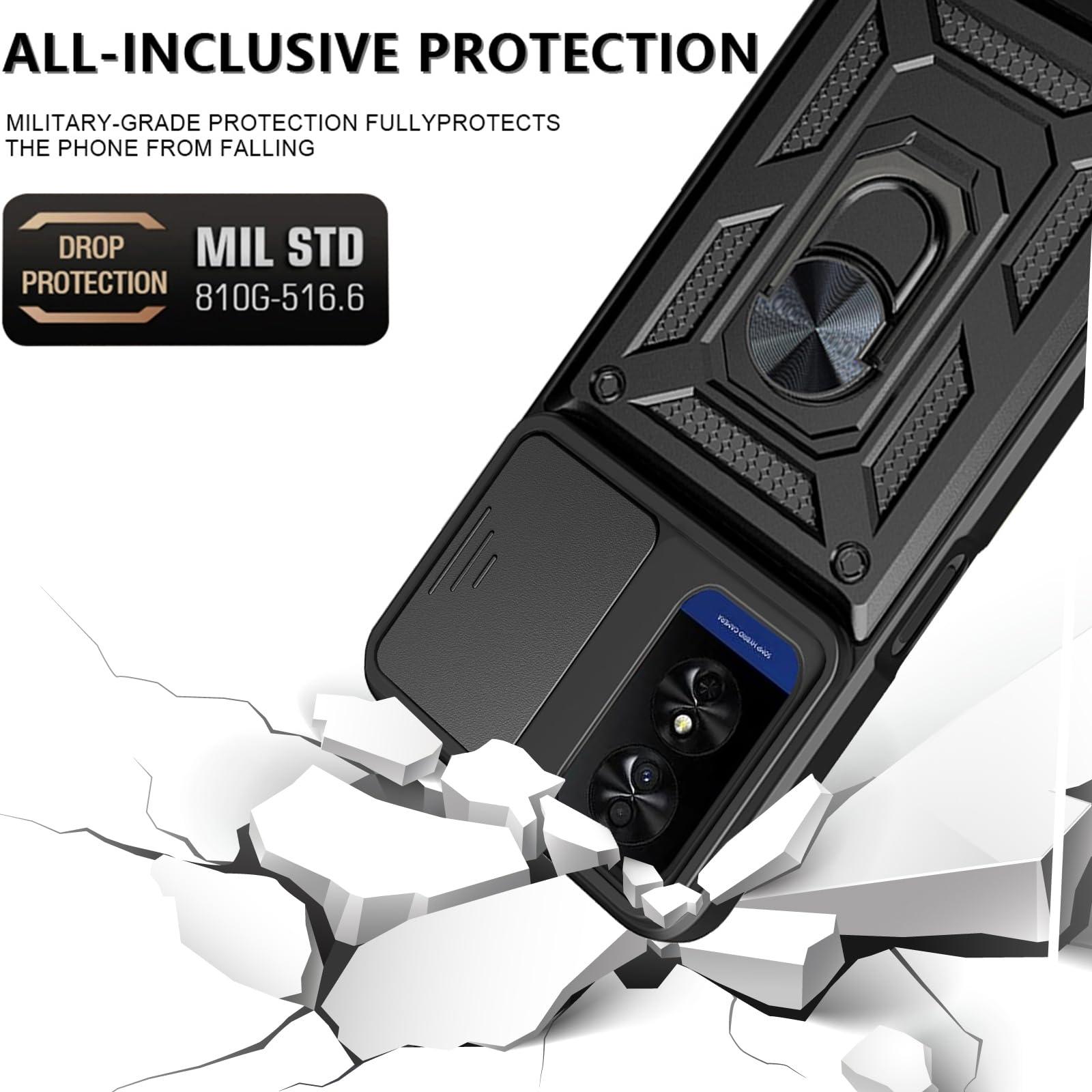 KZIOACSH Case for TCL 50 SE 4G - Image 2