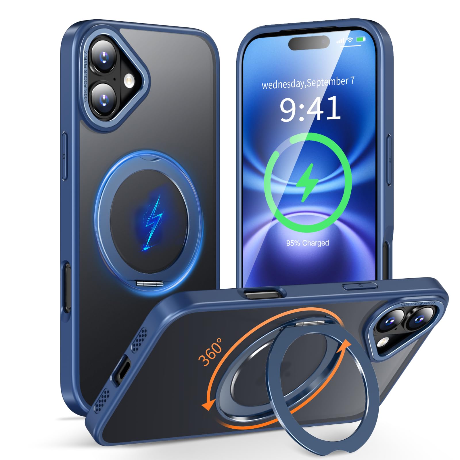 Amazon.co.jp: KWATUNG iphone 16 plus 用 ケース magsafe対応