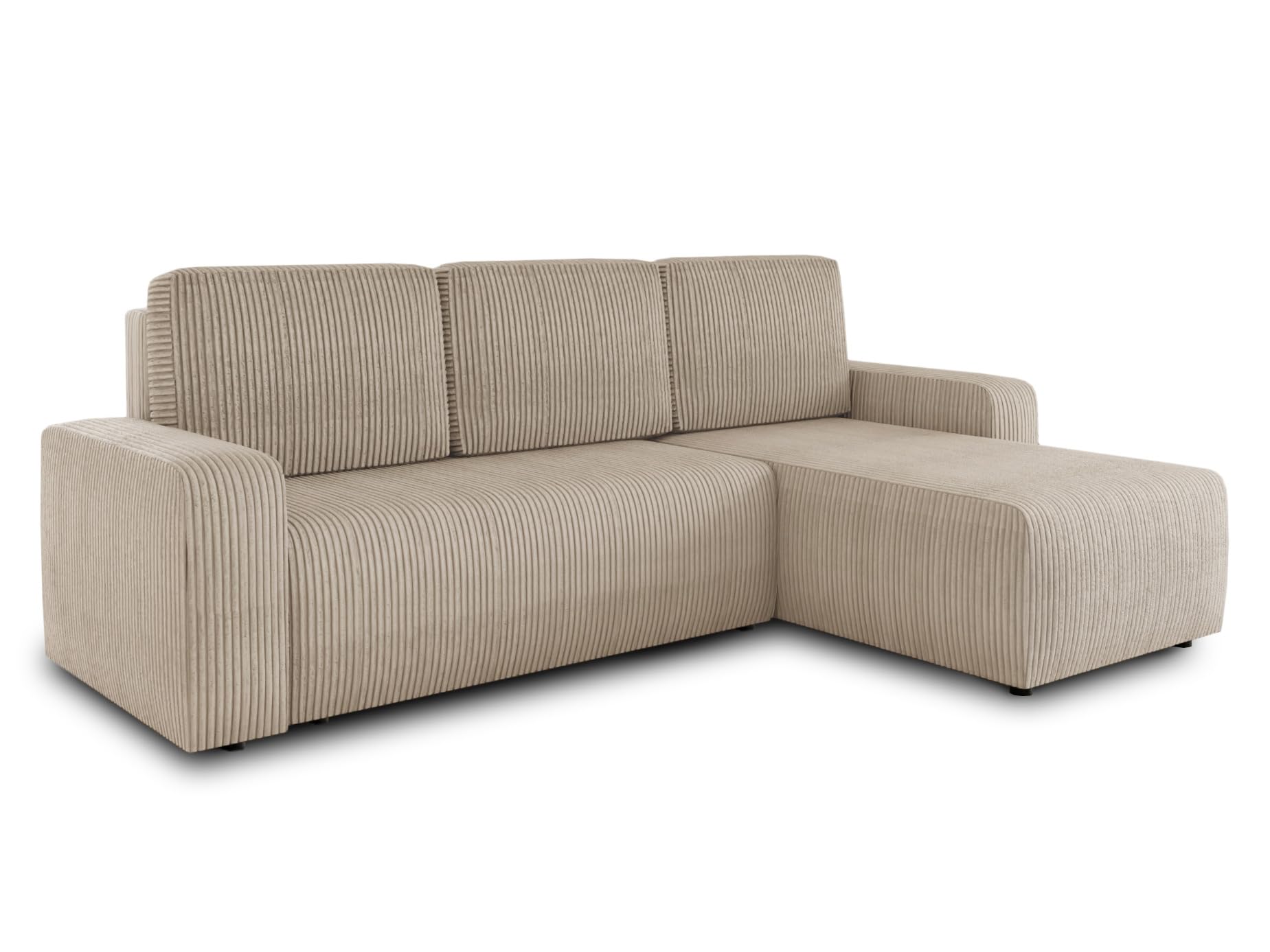 Sofnet Ecksofa Roma L mit Schlaffunktion und Bettkasten