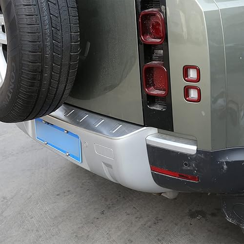 Miniatura 4 de CHEYA - Protector de parachoques trasero para Land Rover Defender 110 2020 2021 (Negro)