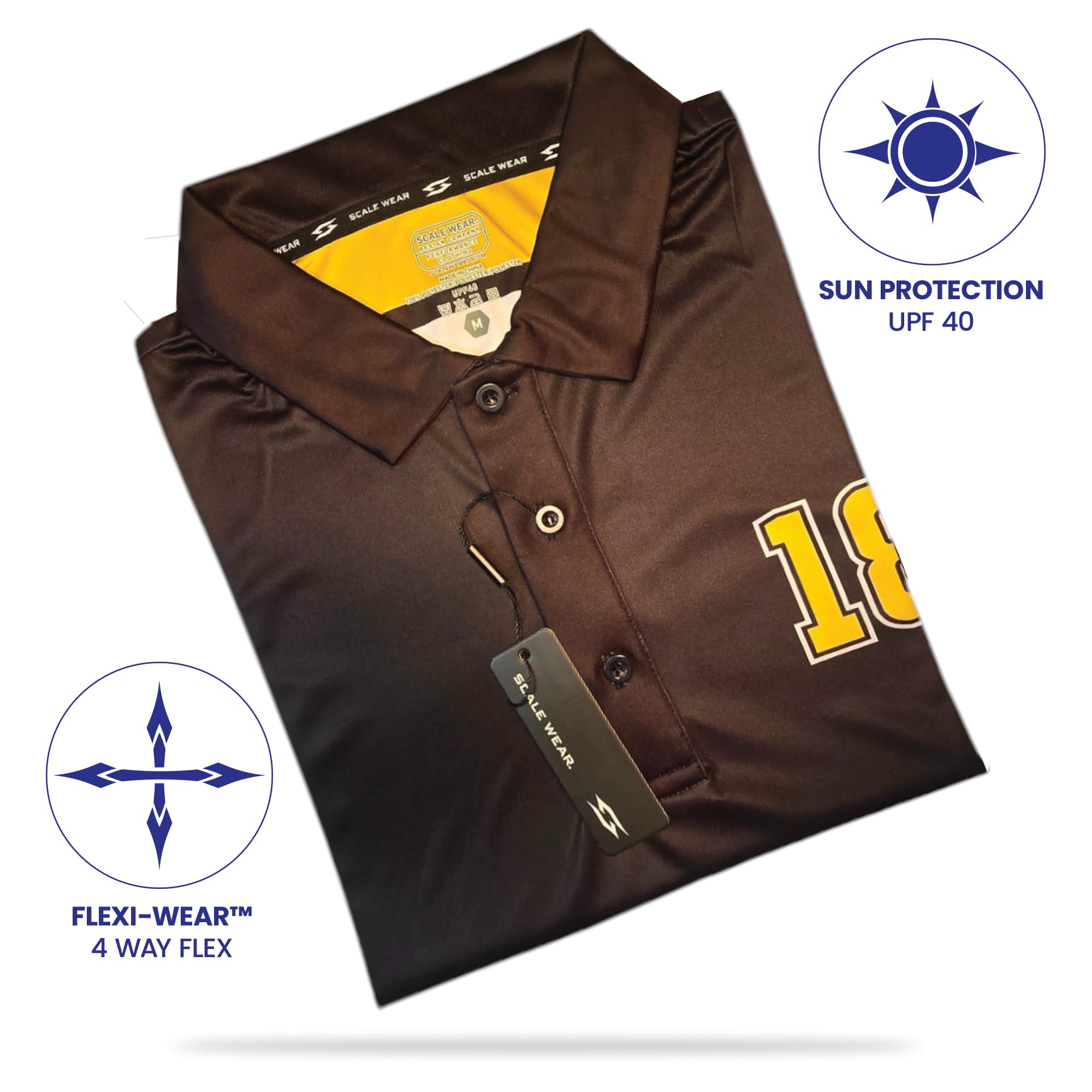 Lustiges Golf-Poloshirt für Herren, kurzärmelig, UV-Schutz, schnelltrocknend, feuchtigkeitsableitend, Stretch, verrückter Sommer, lässig, tropisch