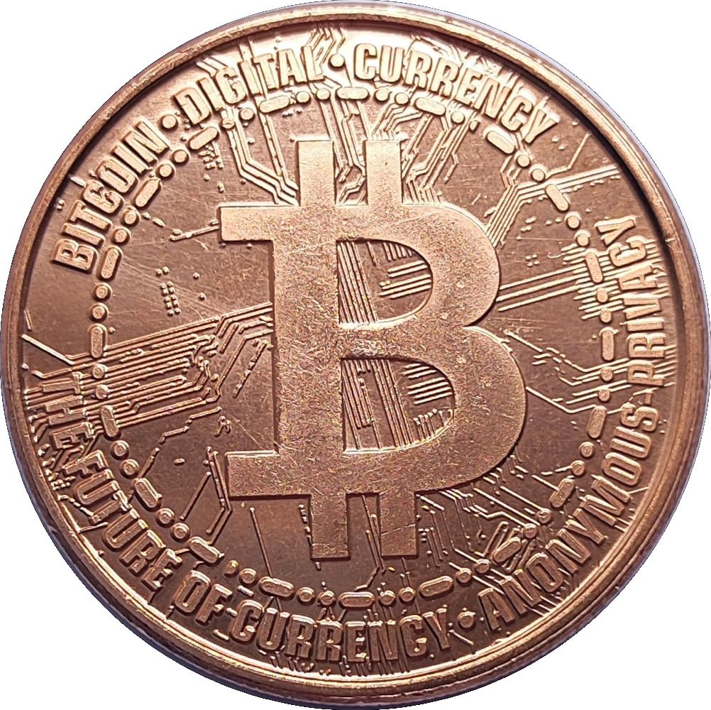 1 oz (AVDP-Unze) .999 fein Kupfermünze - Bitcoin Digital Currency - The  Future of Currency - Anonymous-Privacy - Sammlermünze : Amazon.de: Spielzeug