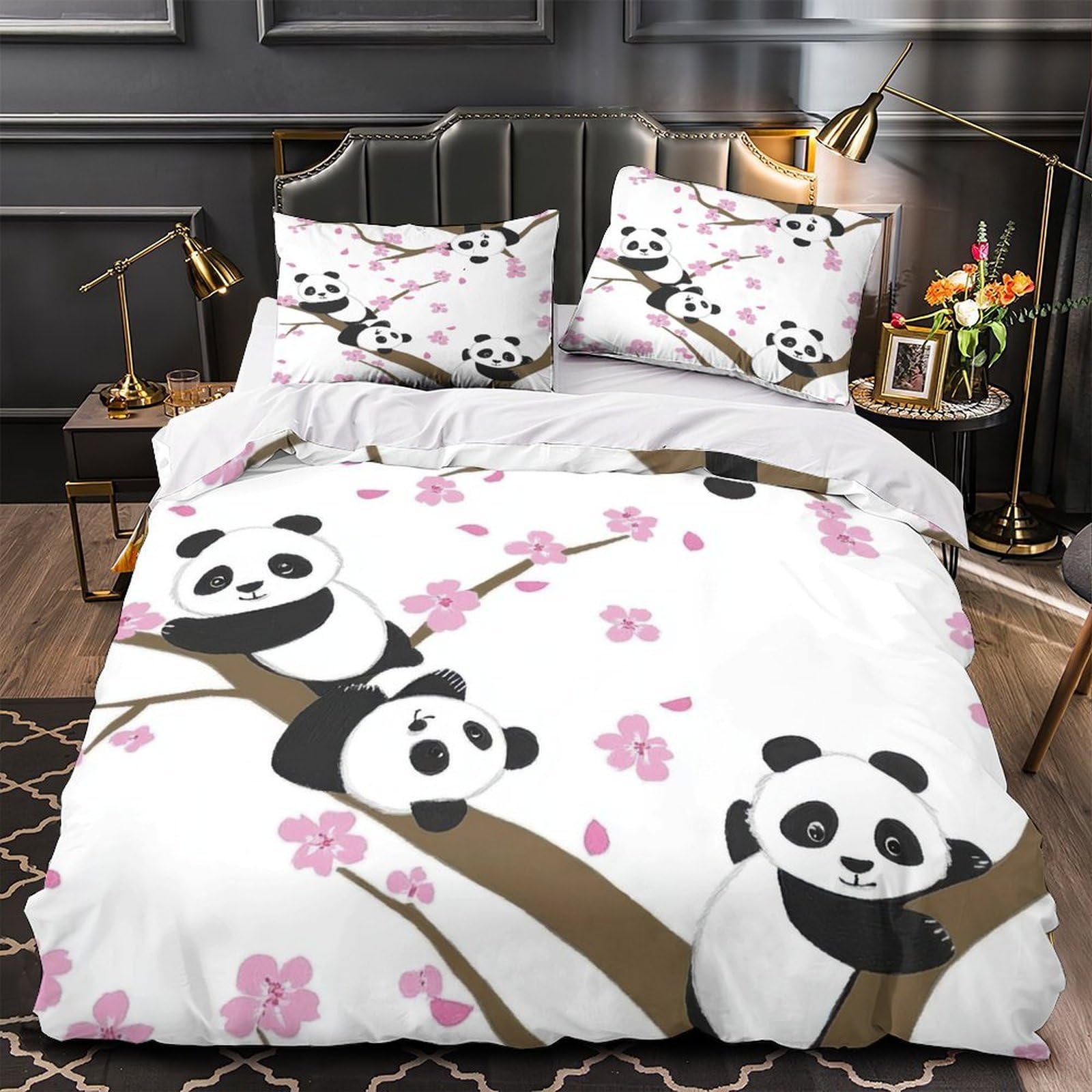 Parure de lit microfibre douce hypoallergique pour éviter les allergies de nuit