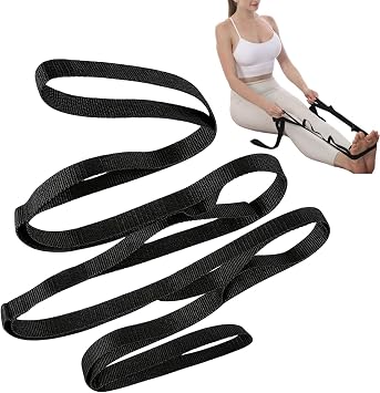 Stretch Straps with Loops Exercise Training Bands for Flexibility