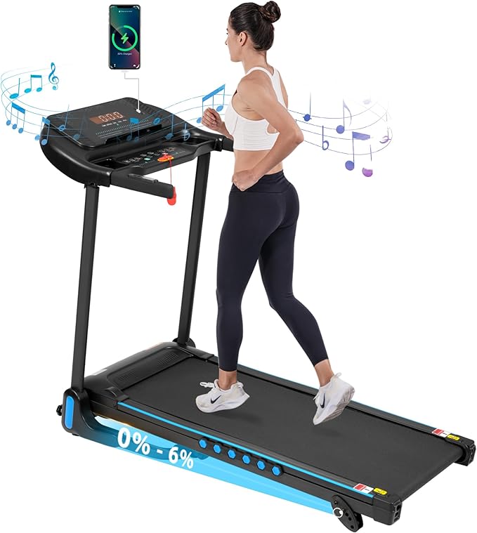 Caminadora Inclinable Plegable 3.0 HP, 10MPH, Capacidad 350 lb miniatura 8