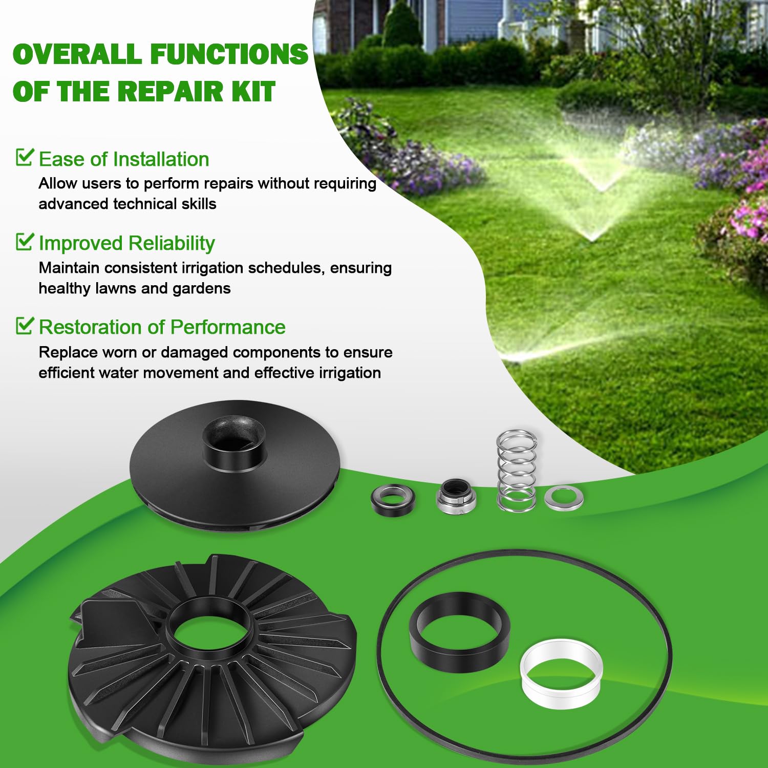 Utilitech Pump Repair Parts AEU2760 Repair Kit For Fuel Pump 2.25